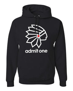 "ONE" CHIEF HOODIE - Black
